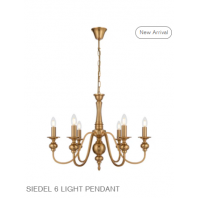 TELBIX-SIEDEL 6 LIGHT PENDANT